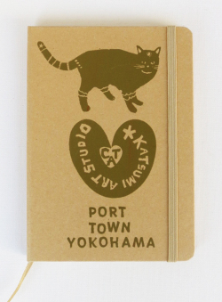 【猫柄】カツミアート（松下カツミ)ノートB6サイズ（大）：MEOW