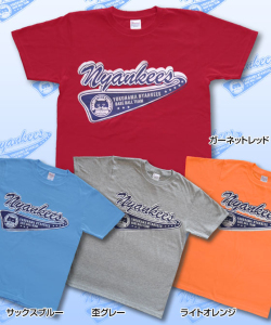 【猫柄】カツミアート（松下カツミ）T-シャツ：ニャンキース