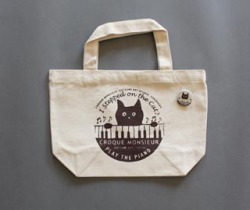 ピアノ：トートバッグ-D