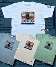 松下カツミ猫柄T-シャツ：BAR SORAMIMI