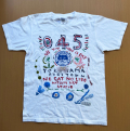 【猫柄】カツミアート（松下カツミ）ワンオフT-シャツ：Style.020（160サイズ）