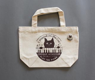 ピアノ：トートバッグ-D