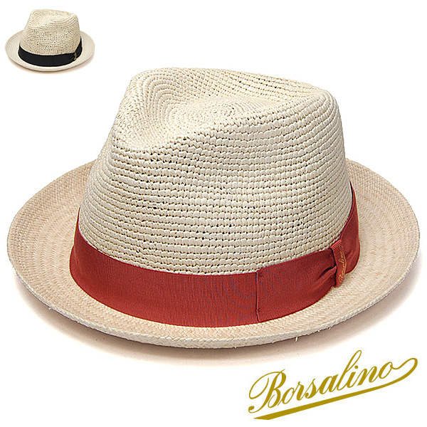 イタリア製”Borsalino(ボルサリーノ)”パナマ中折れ帽(141079) 