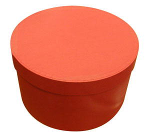 帽子用ボックス（リボン無し） 丸箱 ＊帽子と一緒にご注文下さい　対応外帽子あり　【コンビニ受取対応】 (kaw-box)