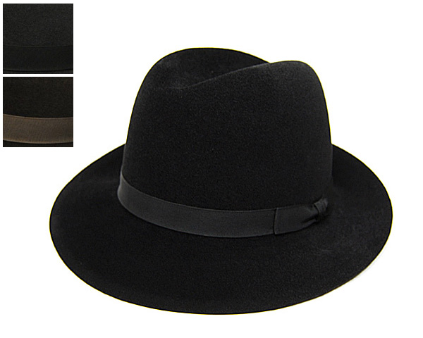 BUNJIROW(文二郎) ファーフエルト中折れ帽 アンテスペシャルソフト ハット 秋冬 メンズ [大きいサイズの帽子アリ] 【コンビニ受取対応】 (kaw-bun-asp)