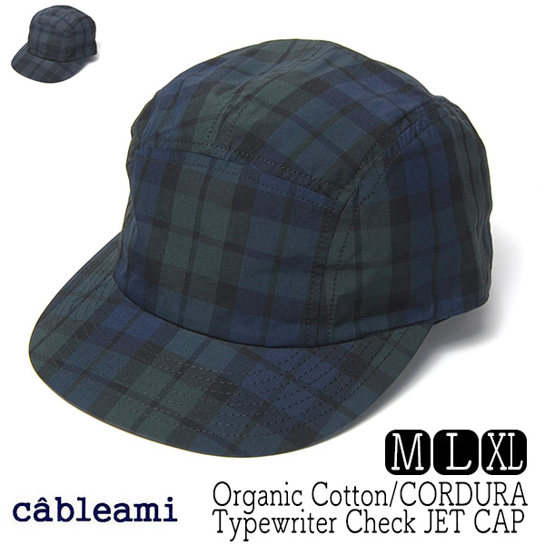 cableami ケーブルアミ コットンナイロンジェットキャップ