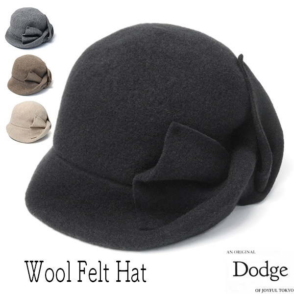 dodge ドッジ ウールフエルトハット