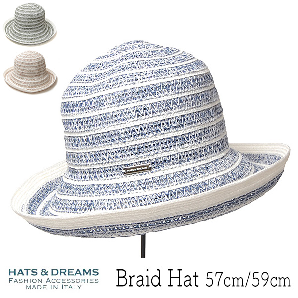 イタリア”HATS&DREAMS(ハッツアンドドリームス)” ブレードハット 