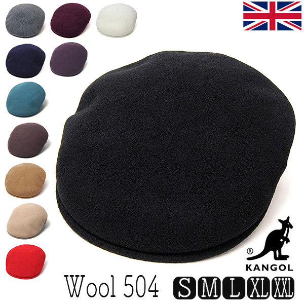 KANGOL　カンゴール　ウールハンチング　ウール504