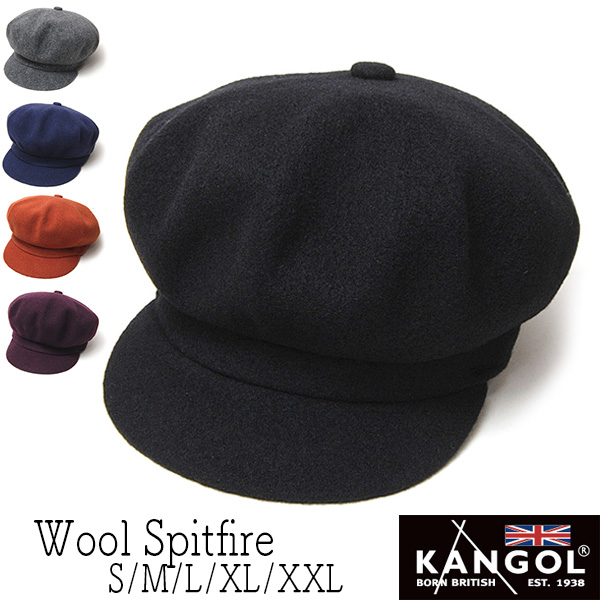 KANGOL(カンゴール)ウールキャスケットWOOLSPITFIRE