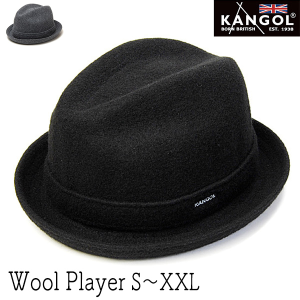 ”KANGOL(カンゴール)” ウール中折れ帽 ウール中折れ帽 WOOL PLAYER