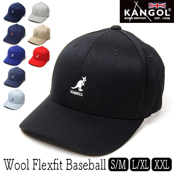 KANGOL カンゴール ストレッチツイルベースボールキャップ Wool Flexfit Baseball