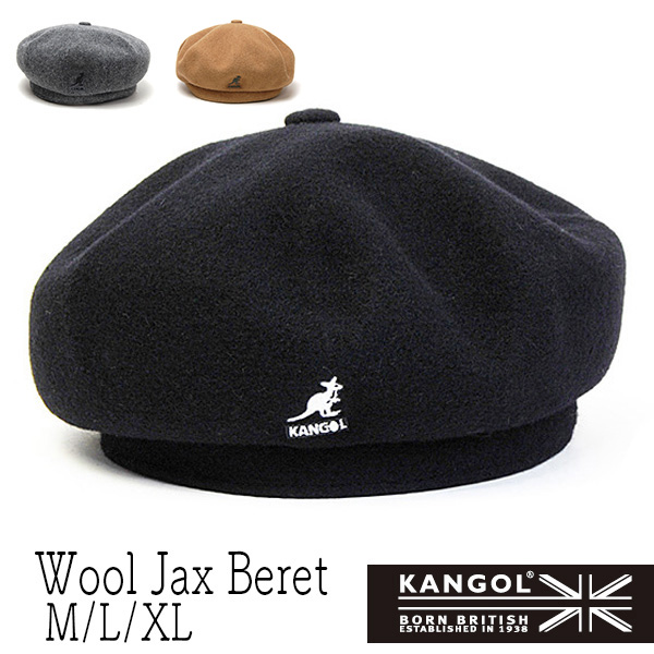 ”KANGOL(カンゴール)” ウールベレー（Wool Jax Beret） 