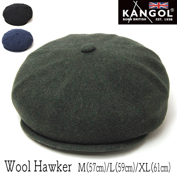 ”KANGOL(カンゴール)”ウール８枚はぎハンチング[WOOL HAWKER]