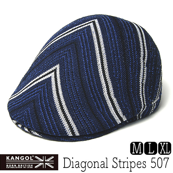 KANGOL(カンゴール) ダイアゴナルストライプハンチング 507ハンチング