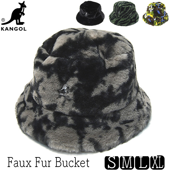 KANGOL(カンゴール) ファーバケットハット Faux Fur Bucket