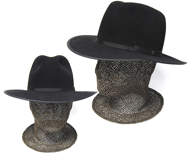 Azuma Hat(東ハット) ファーフエルト中折れ帽 メンズ 秋冬