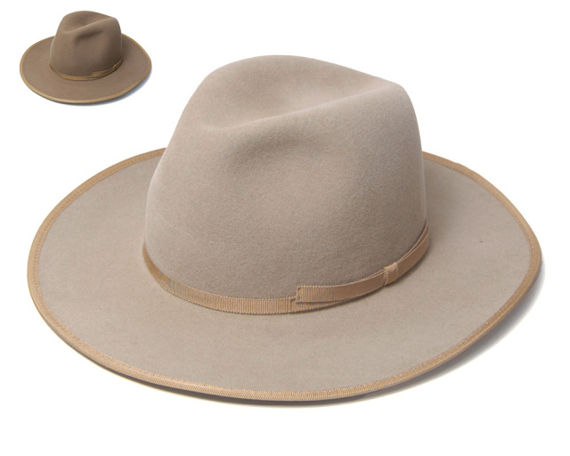 Azuma Hat(東ハット) ファーフエルト中折れ帽 メンズ 秋冬 ハット　サンプルセール