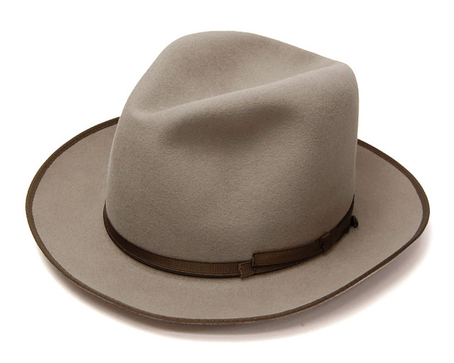 ”Borsalino(ボルサリーノ)”ファーフエルトソフト帽 112836
