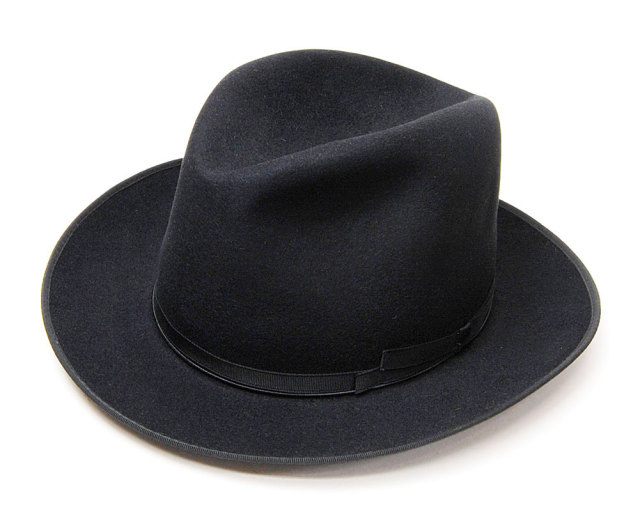”Borsalino(ボルサリーノ)”ファーフエルトソフト帽 112836