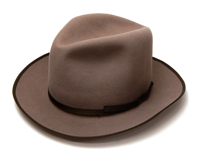 ”Borsalino(ボルサリーノ)”ファーフエルトソフト帽 112836