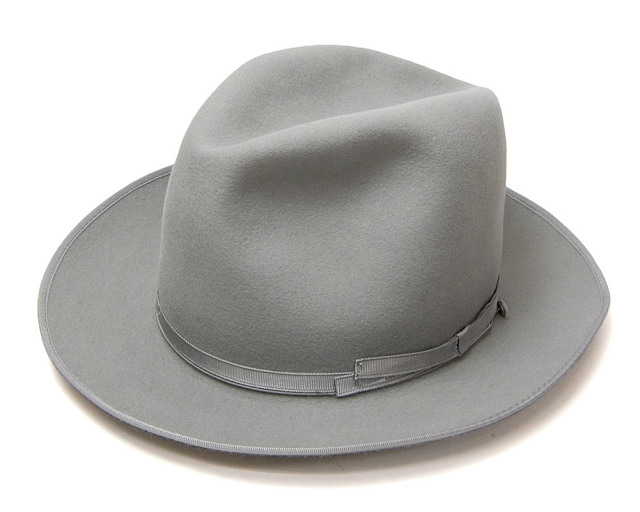 ”Borsalino(ボルサリーノ)”ファーフエルトソフト帽 112836