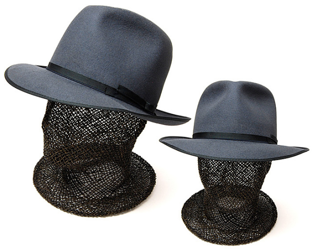 ”Borsalino(ボルサリーノ)”ファーフエルトソフト帽 112836