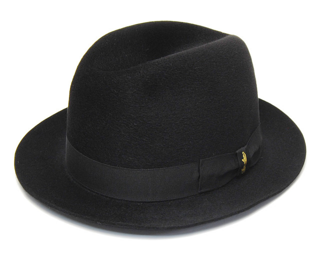 Borsalino ボルサリーノ ファーフェルト中折れ帽 グアナコ
