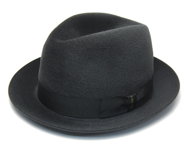 Borsalino ボルサリーノ ファーフェルト中折れ帽 グアナコ