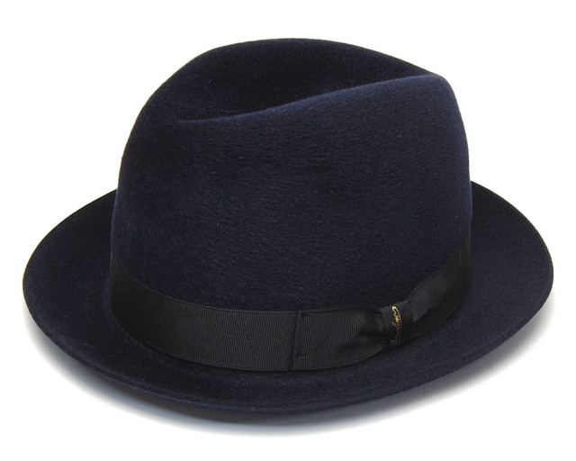 Borsalino ボルサリーノ ファーフェルト中折れ帽 グアナコ