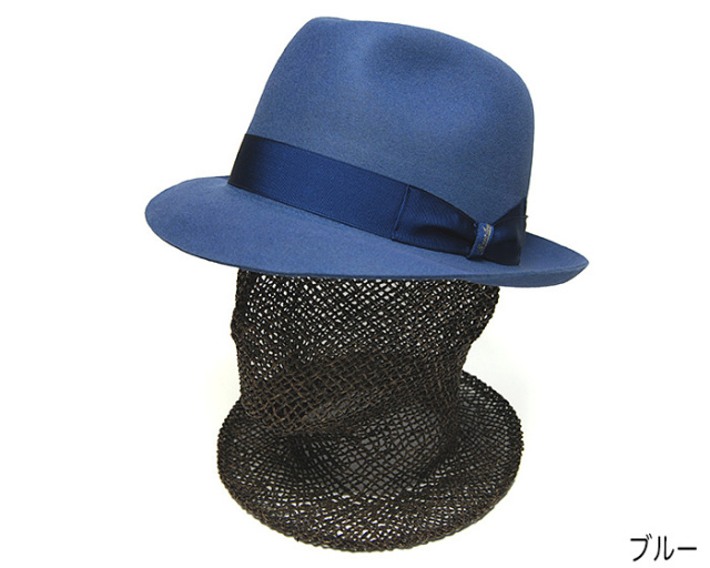 Borsalino　ボルサリーノ　ファーフェルト中折れ帽　中折れハット