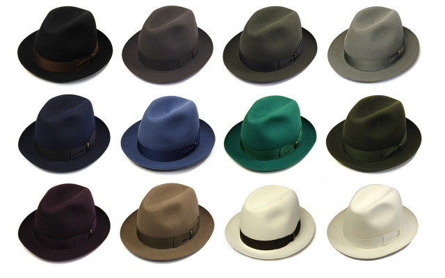 Borsalino　ボルサリーノ　ファーフェルト中折れ帽　中折れハット