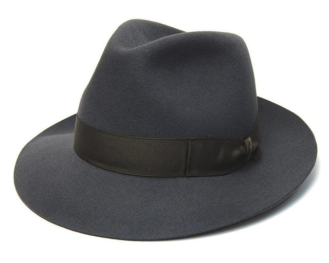 Borsalino ボルサリーノ ファーフェルト中折れ帽 50grammi 114665