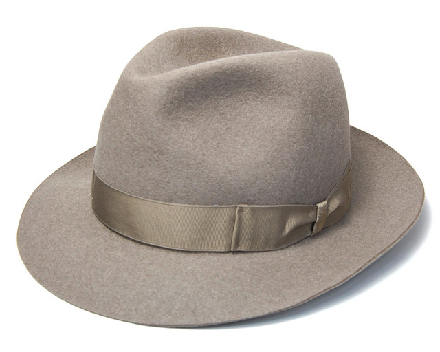 Borsalino ボルサリーノ ファーフェルト中折れ帽 50grammi 114665