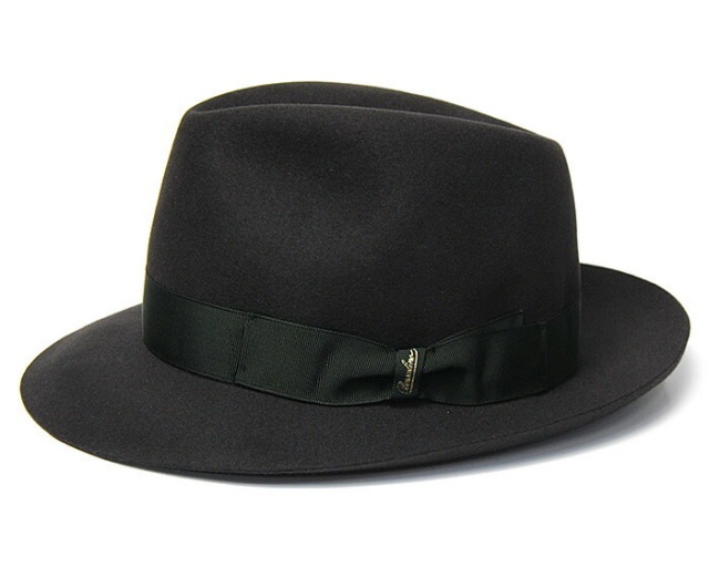 Borsalino ボルサリーノ ファーフェルト中折れ帽 50grammi 114665