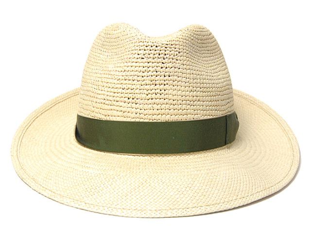 Borsalino ボルサリーノ つば広パナマ中折れ帽 141219