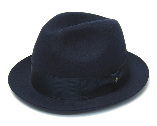 Borsalino ボルサリーノ ファーフェルト中折れ帽 アレッサンドリア 390131