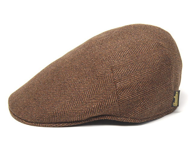 イタリア Borsalino(ボルサリーノ) ウールヘリンボーンハンチング