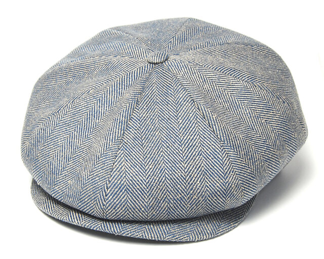 Borsalino(ボルサリーノ)　ヘリンボーン８枚はぎハンチング　B15113