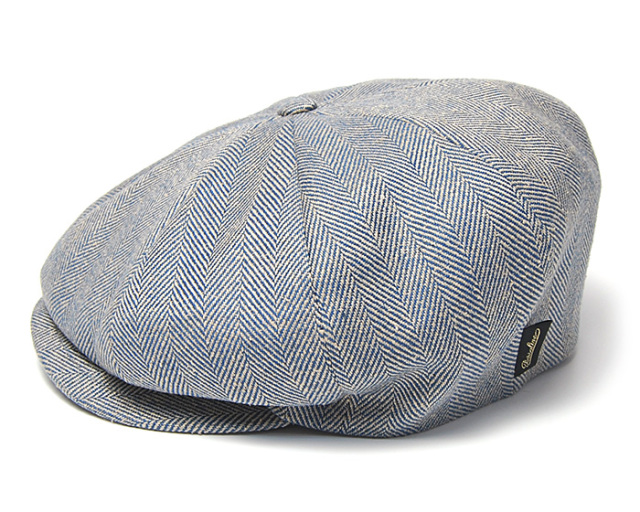 Borsalino(ボルサリーノ)　ヘリンボーン８枚はぎハンチング　B15113