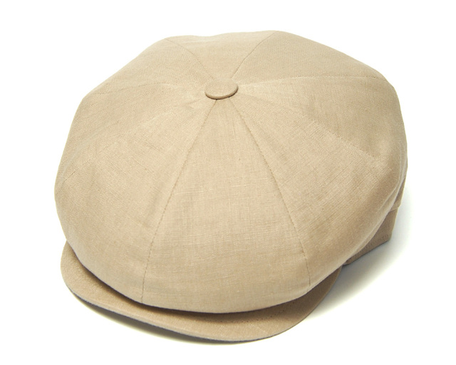 Borsalino　ボルサリーノ　リネン8枚はぎハンチング　キャスケット　B15120　CESARE