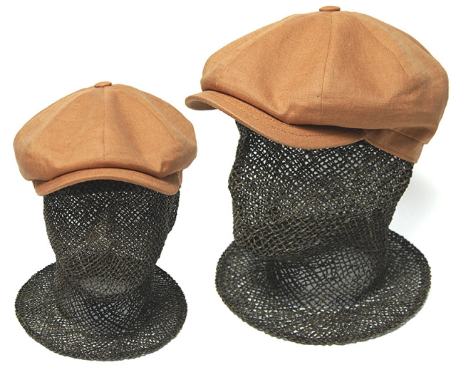 Borsalino　ボルサリーノ　リネン8枚はぎハンチング　キャスケット　B15120　CESARE