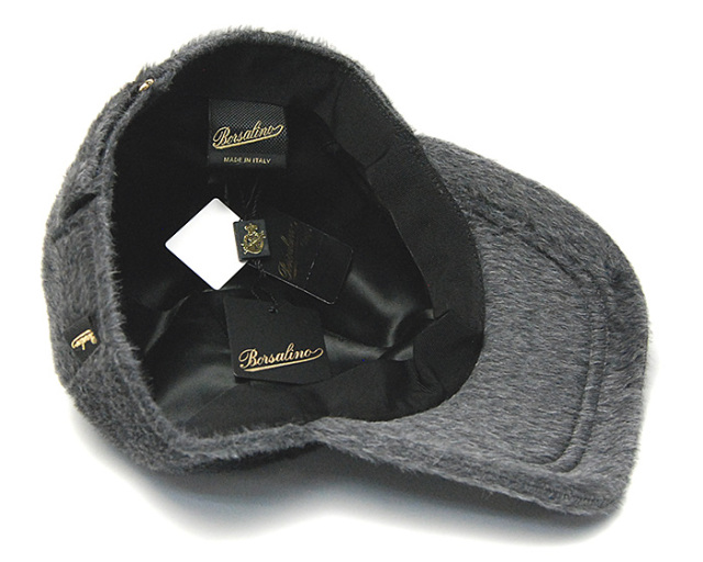 イタリア製”Borsalino(ボルサリーノ)” アルパカキャップ B95174 秋冬 