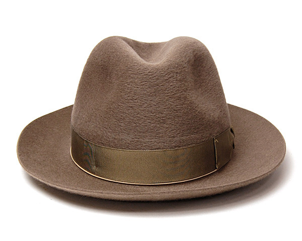 イタリア製”Borsalino(ボルサリーノ)”ファーフェルト中折れ帽(セルベルト 114671)