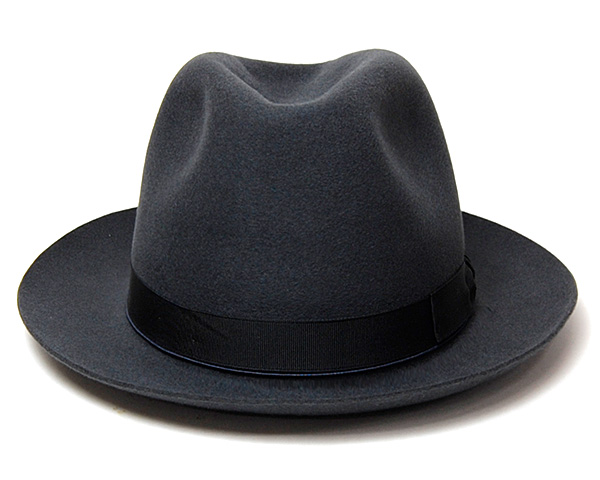 イタリア Borsalino(ボルサリーノ) ファーフエルト中折れ帽(ビキューナ 