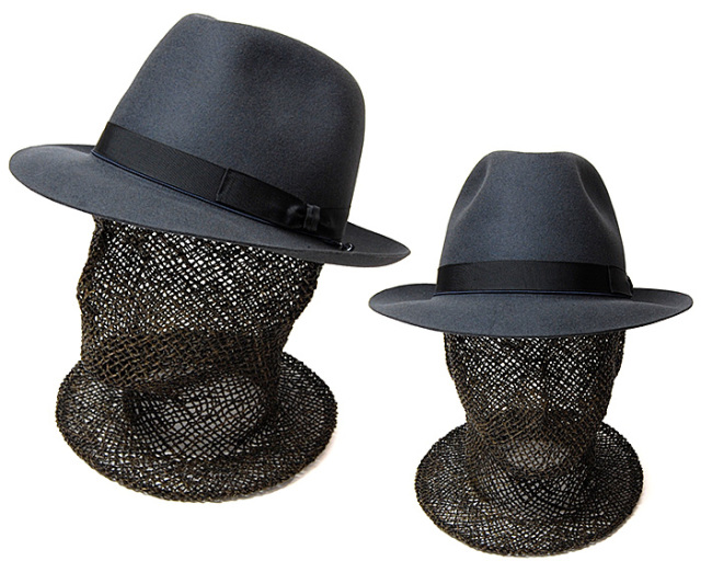 イタリア Borsalino(ボルサリーノ) ファーフエルト中折れ帽(ビキューナ 