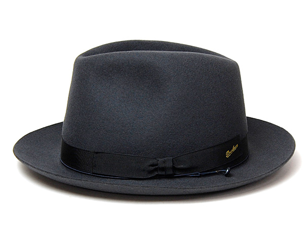 イタリア製”Borsalino(ボルサリーノ)”ファーフエルト中折れ帽(ビキューナ 114901)