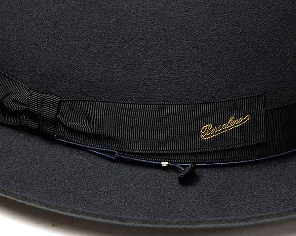 イタリア製”Borsalino(ボルサリーノ)”ファーフエルト中折れ帽(ビキューナ 114901)