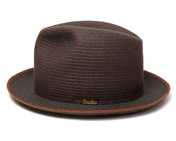 イタリア製”Borsalino(ボルサリーノ)”ファーフエルトトラベラーハット [150254] 