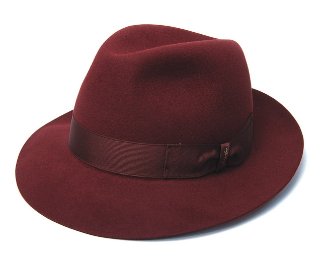 Borsalino ボルサリーノ ファーフェルト中折れ帽 アレッサンドリア 390054